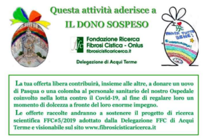Un uovo per il personale sanitario, un ‘dono sospeso’