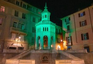 La Bollente si illumina di verde per il giorno di San Patrizio