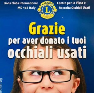 Lions Club: raccolti 1180 occhiali per i bisognosi