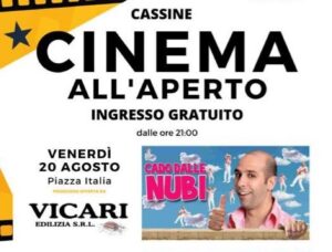 A Cassine cinema in piazza con Checco Zalone