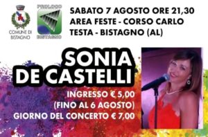 A Bistagno la musica d’ascolto di Sonia De Castelli