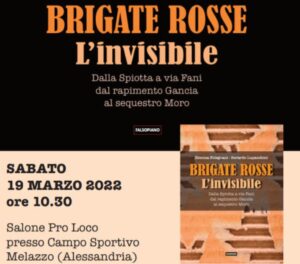 Da Cascina Spiotta al sequestro Moro: alla Pro Loco il libro sulle Br