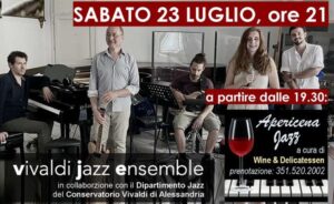 ‘Visone in Jazz’: sabato al via con  il Vivaldi Jazz Ensemble