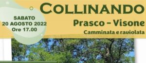 Sabato 20 c’è ‘Collinando’, la passeggiata con raviolata finale