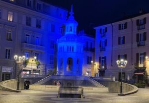 La Bollente si colora di blu per la ‘Giornata mondiale del diabete’
