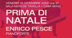 A Casa Benzi concerto al pianoforte del Maestro Enrico Pesce