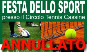 Meteo sfavorevole: annullata la ‘Festa dello Sport’