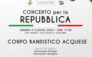 Venerdì all’Hotel Meridiana il ‘Concerto per la Repubblica’