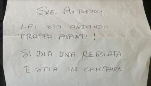 Minacce ad Antonucci di Act Consumatori: “Non mi faccio intimidire”
