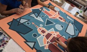Gli studenti dell’Artistico decorano gli spazi all’ex Kaimano