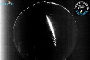 Un luminoso bolide ha attraversato i cieli dell’Alessandrino