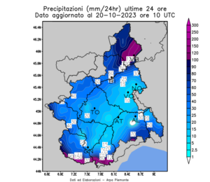 Meteo: tempo in miglioramento. Arpa, i dati delle piogge