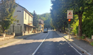 Montestregone: se il semaforo è giallo, versante ok