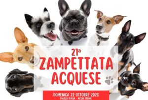Zampettata Acquese: oggi la rassegna canina in piazza Italia