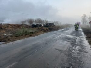 Incendio a Bistagno: Sp 228 ancora interrotta