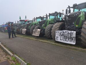 Alessandria, disagi al traffico per il corteo dei trattori