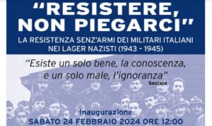 In mostra la Resistenza senz’armi dei militari italiani nei lager
