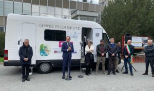 Anche Cirio all’inaugurazione del nuovo ‘Camper della salute”