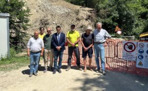 Lavori su Provinciali 229 e 212: Bussalino fa visita ai cantieri