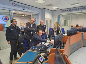 Il “grazie” del presidente Cirio alla Protezione civile