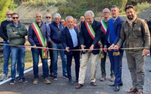 Strada della Pieve: taglio del nastro per la fine dei lavori