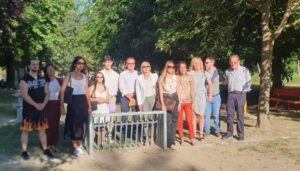 Taglio del nastro alla nuova area fitness agli Archi Romani